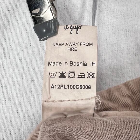 IL GUFO Bermuda Legging Pant Baby Toddler Tan 6 Month Shorts Layered Pull On NEW - Picture 12 of 13